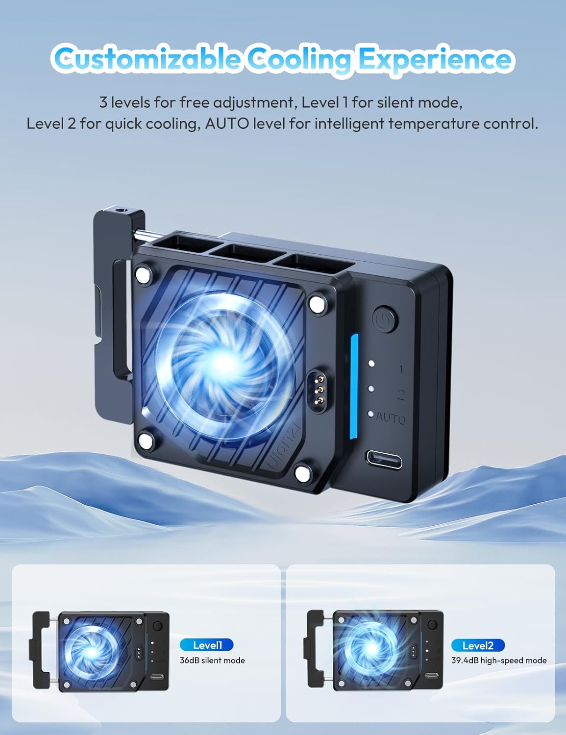 Refroidisseur d'appareil photo avec Batterie